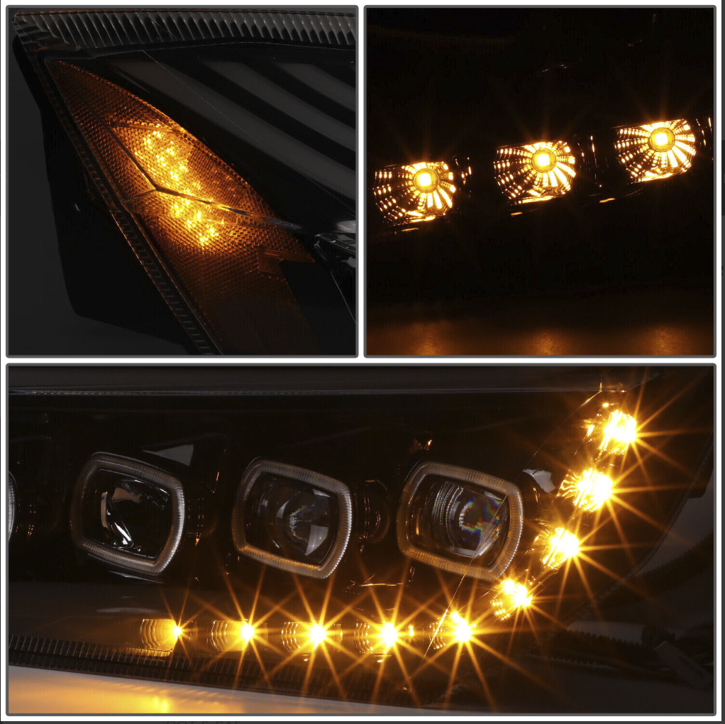 Freightliner Cascadia (2018-Newer) LED Headlight (Chrome or Black Inner Housing)