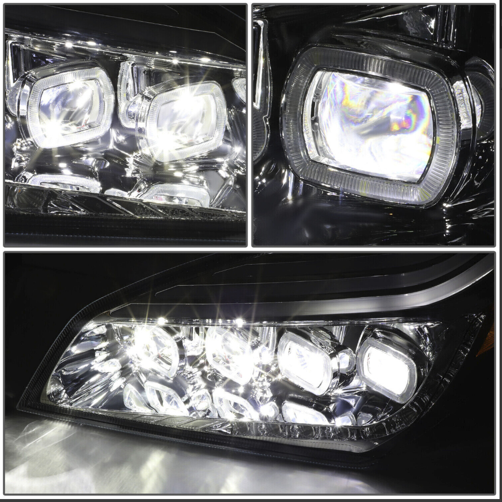 Freightliner Cascadia (2018-Newer) LED Headlight (Chrome or Black Inner Housing)