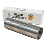 4 Or 5 Inch ID Flex Tubing - 409 Stainless Steel - 12 to 36 Inch Lengths