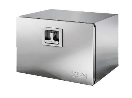 Under Body Tool Box, 18 Inch Deep, Aluminum