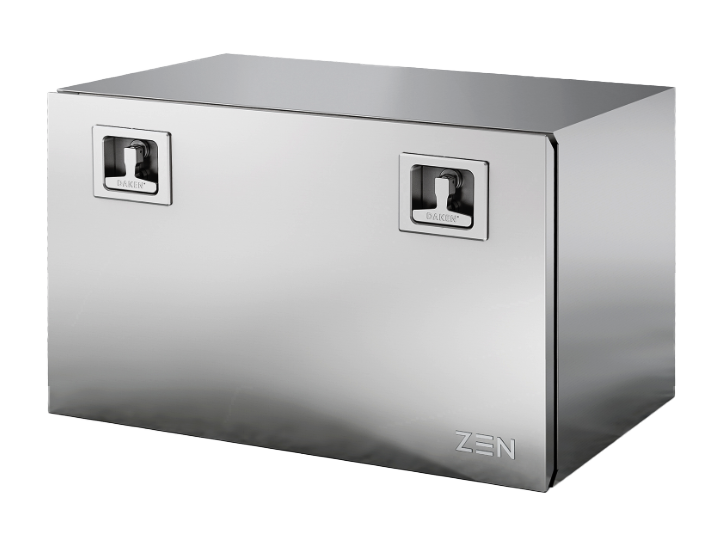 Under Body Tool Box, 18 Inch Deep, Aluminum