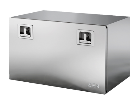 Under Body Tool Box, 18 Inch Deep, Aluminum