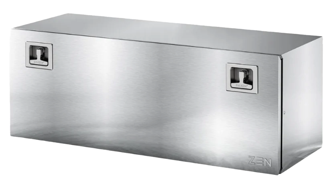 Under Body Tool Box, 18 Inch Deep, Aluminum