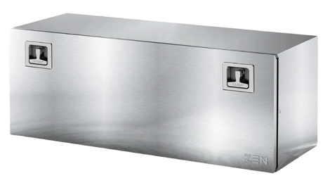 Under Body Tool Box, 18 Inch Deep, Aluminum