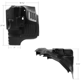 Kenworth T680 (2022+) - Cab Splash Guards