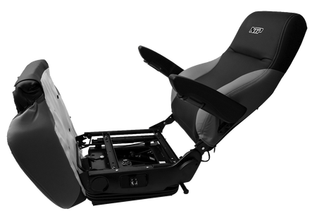 Power Air Ride Seat with Lumbar Support