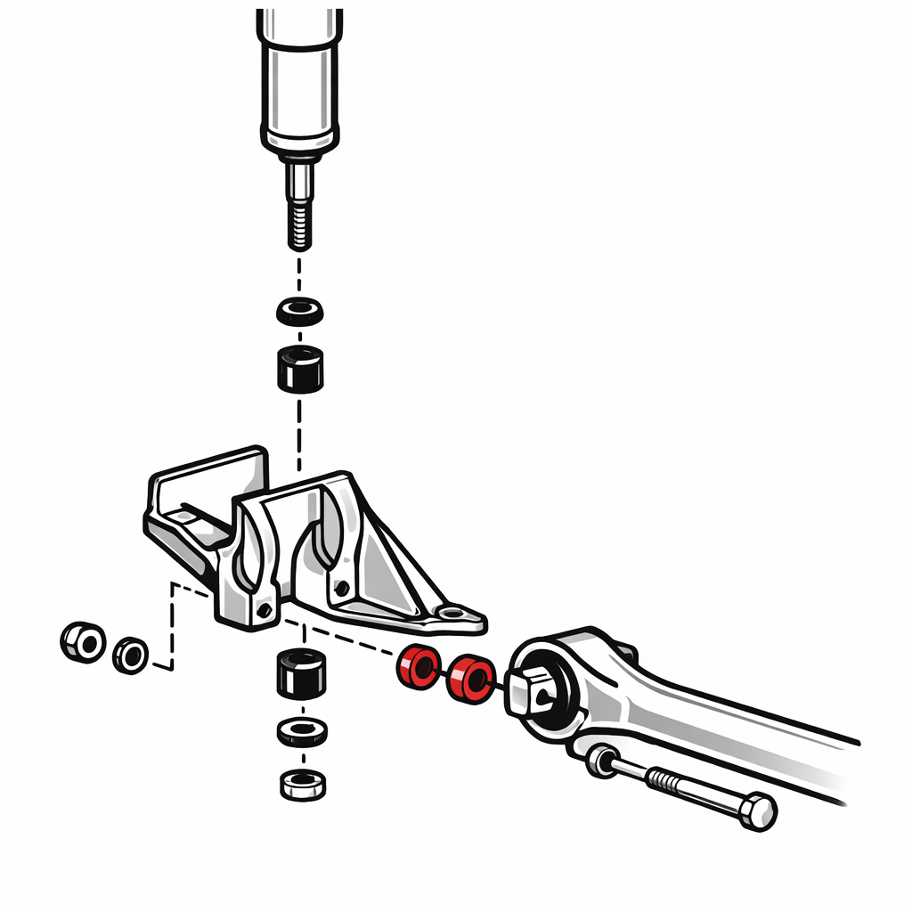 Tandem Alignment Shims - Air Glide For 8 Baggers