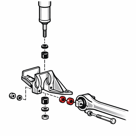 Tandem Alignment Shims - Air Glide For 8 Baggers