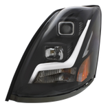 Volvo VN/VNL (2003-2017) - Projection Headlight With LED Position Light Bar