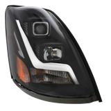 Volvo VN/VNL (2003-2017) - Projection Headlight With LED Position Light Bar