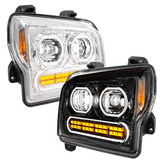 Kenworth W990 (2019-2024) - High Power 10 LED Headlight With 24 LED Turn & 100 LED Halo