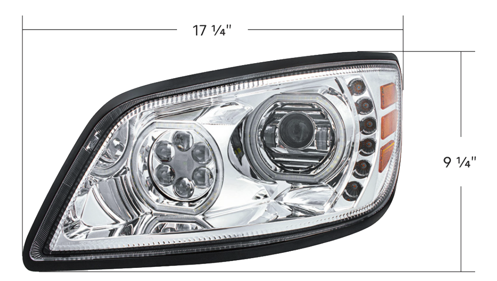 Hino 238/258/268/338 (2005-2021 ) - High Power 10 LED Headlight