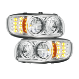 Peterbilt 389 (2008-2024) - High Power LED Headlight With 8 LED Turn & 4 LED Position Light