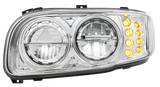Peterbilt 389 (2008-2024) - High Power LED Headlight With 8 LED Turn & 4 LED Position Light