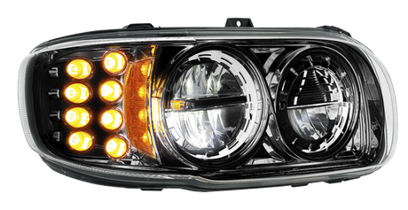 Peterbilt 389 (2008-2024) - High Power LED Headlight With 8 LED Turn & 4 LED Position Light