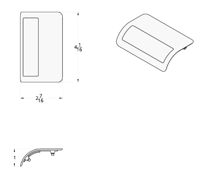Peterbilt (2006 & Newer) Door Courtesy Light Lens Choice of Six Colors