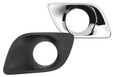 Kenworth T680 2013-2021 - Plastic Fog Light Bezel Black or Chrome