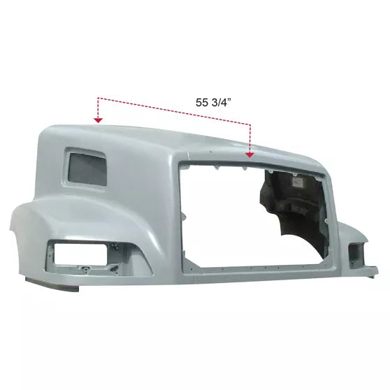 Volvo VNL 1998 To 2003 - 55.75 Inch Fiberglass Hood