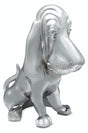 Basset Hound Hood Ornament 5 x 7 Inch - Die Cast - HD Truck Source