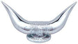 Bull Horns Hood Ornament - Die Cast - HD Truck Source