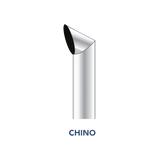 9 Foot Chino Cut Exhaust Stack - 8 Inch Straight (OD)