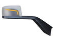 Chrome Hood Mirror Assembly w/Sequential Turn Signal - Volvo VN/VNL 2018+ (Passenger) - HD Truck Source