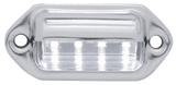 Chrome License Plate Utility Light 4 White LEDs - HD Truck Source