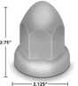 Classic Bullet 33mm Push - On Chrome Lug Nut Cover - HD Truck Source