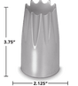 Crown Top Spike 33mm Screw - On Chrome Lug Nut Cover - HD Truck Source