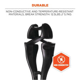 Ergodyne 3420 Black Swivel Glove Clip Holder - Dual Clips - HD Truck Source