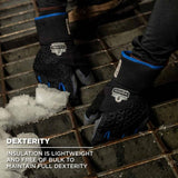 Ergodyne 817WP Black Waterproof Winter Work Gloves - HD Truck Source