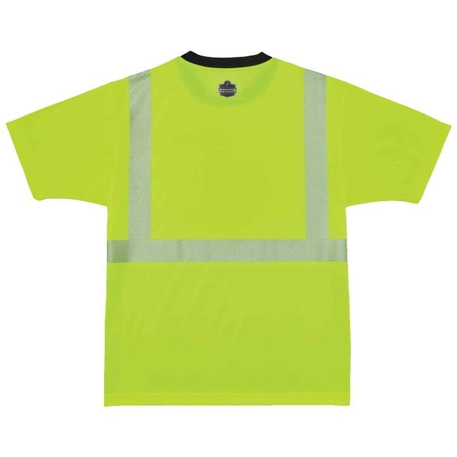 Ergodyne Class - 2 Black Bottom Reflective Lime T-Shirt - HD Truck Source
