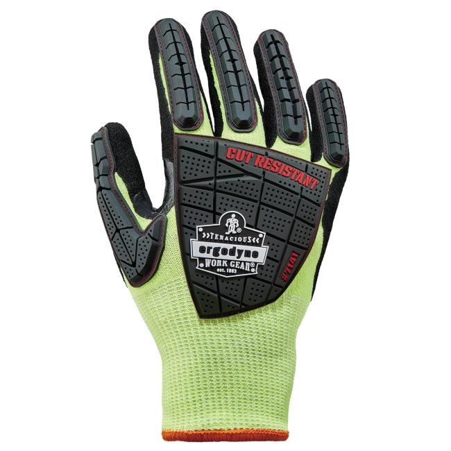 Erodyne ProFlex 7141 Hi - Vis Nitrile Coated Cut - Resistant Gloves - HD Truck Source