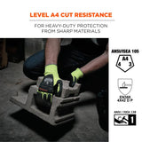 Erodyne ProFlex 7141 Hi - Vis Nitrile Coated Cut - Resistant Gloves - HD Truck Source