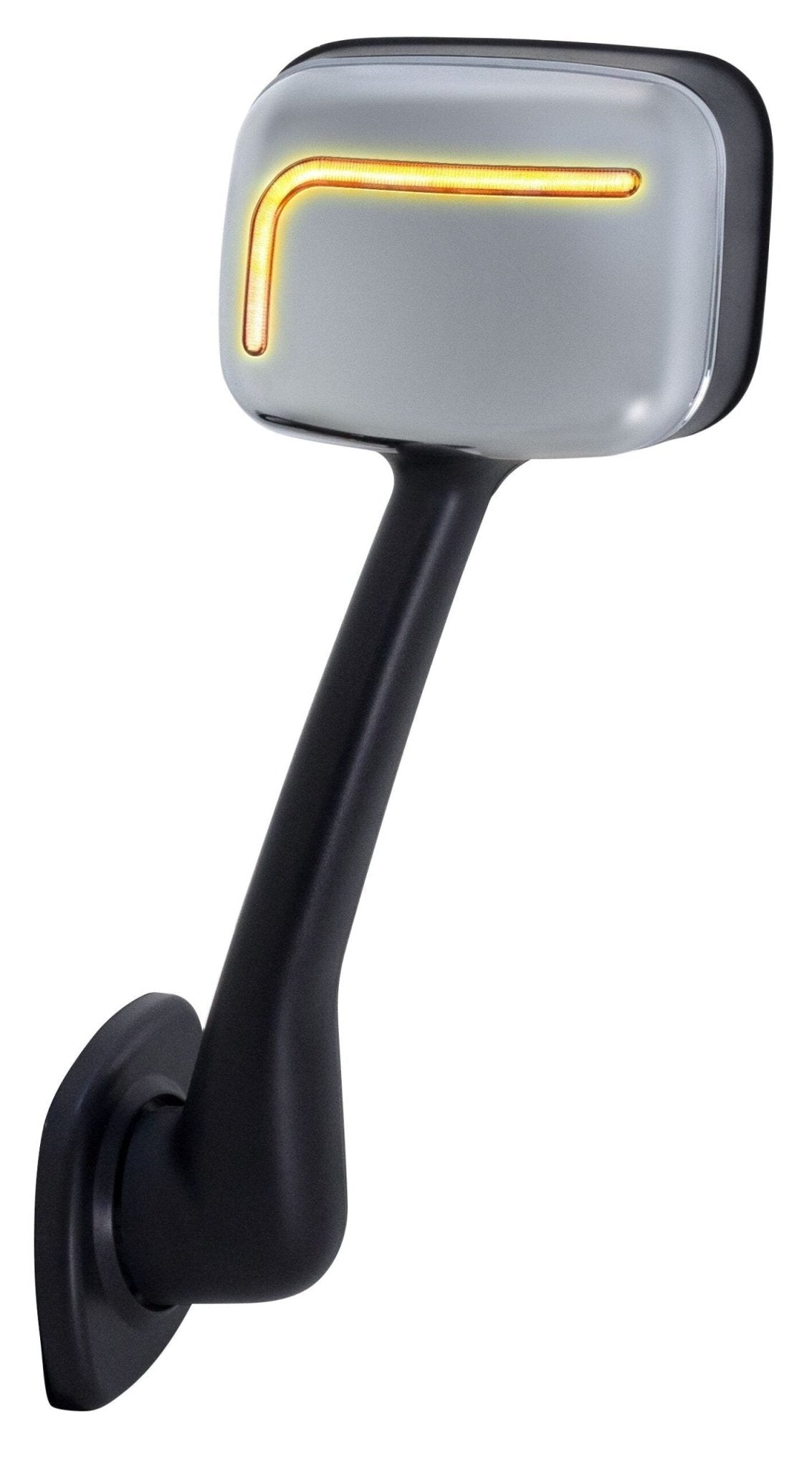 Freightliner Cascadia 2008 - 17 (Driver) - Chrome Hood Mirror Assembly w/Sequential Turn Signal - HD Truck Source