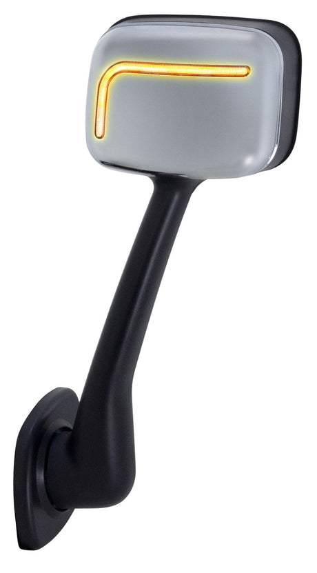 Freightliner Cascadia 2008 - 17 (Driver) - Chrome Hood Mirror Assembly w/Sequential Turn Signal - HD Truck Source
