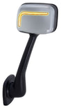Freightliner Cascadia 2008 - 17 (Driver) - Chrome Hood Mirror Assembly w/Sequential Turn Signal - HD Truck Source