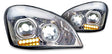 Freightliner Cascadia 2008 - 17 LED Headlight Chrome (Passenger) - HD Truck Source