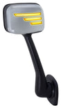 Freightliner Cascadia 2008 - 17 (Passenger) - Chrome Hood Mirror Assembly w/Sequential Turn Signal - HD Truck Source