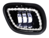 Freightliner Cascadia 2008 - 2017 - Black Fog Light With Halo - HD Truck Source