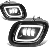 Freightliner Cascadia 2008 - 2017 - Black Fog Light With Halo - HD Truck Source
