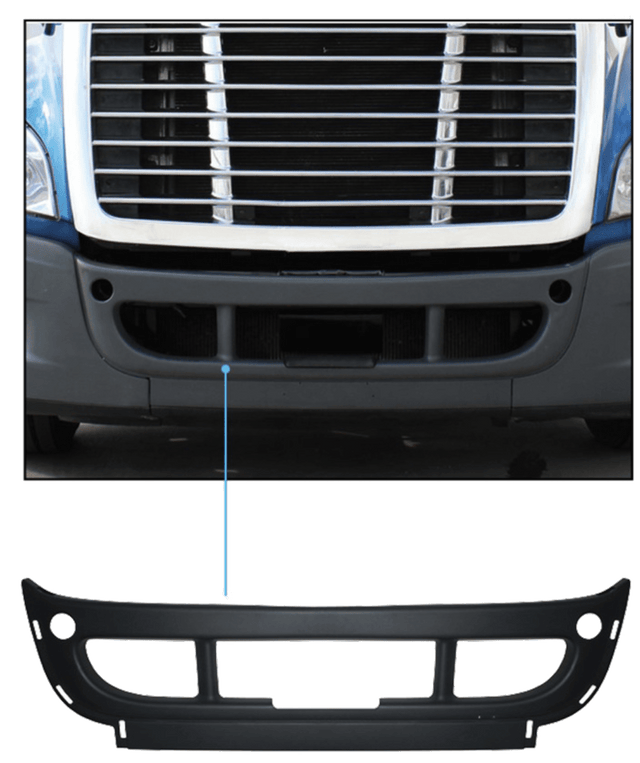 Freightliner Cascadia 2008 - 2017 - Center Bumper - HD Truck Source