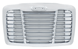 Freightliner Cascadia 2008 And Newer - Chrome Grille With Aluminum Chrome Bug Screen - HD Truck Source