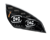 Freightliner Cascadia 2018 - 2024 - 10 LED Projector Headlight With LED Sequential Turn & DRL - HD Truck Source