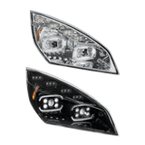 Freightliner Cascadia 2018 - 2024 - 10 LED Projector Headlight With LED Sequential Turn & DRL - HD Truck Source