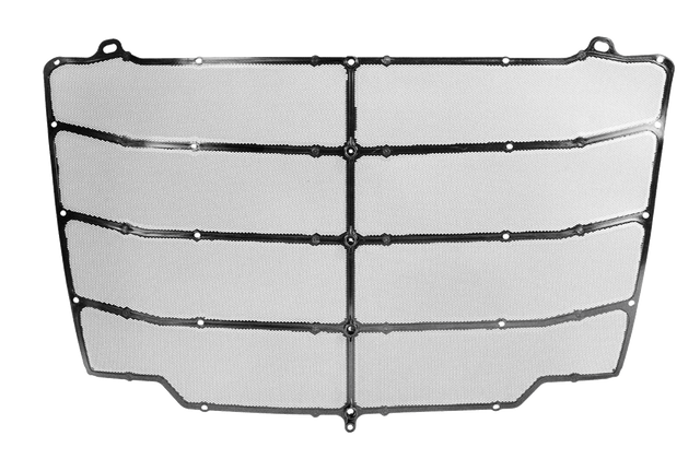 Freightliner Cascadia 2018 - 2024 - Black Steel Bug Screen - HD Truck Source
