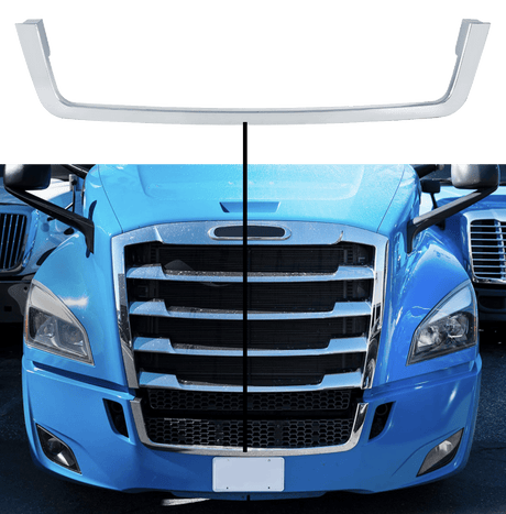 Freightliner Cascadia 2018 - 2024 - Bumper Trim Chrome or Black - HD Truck Source