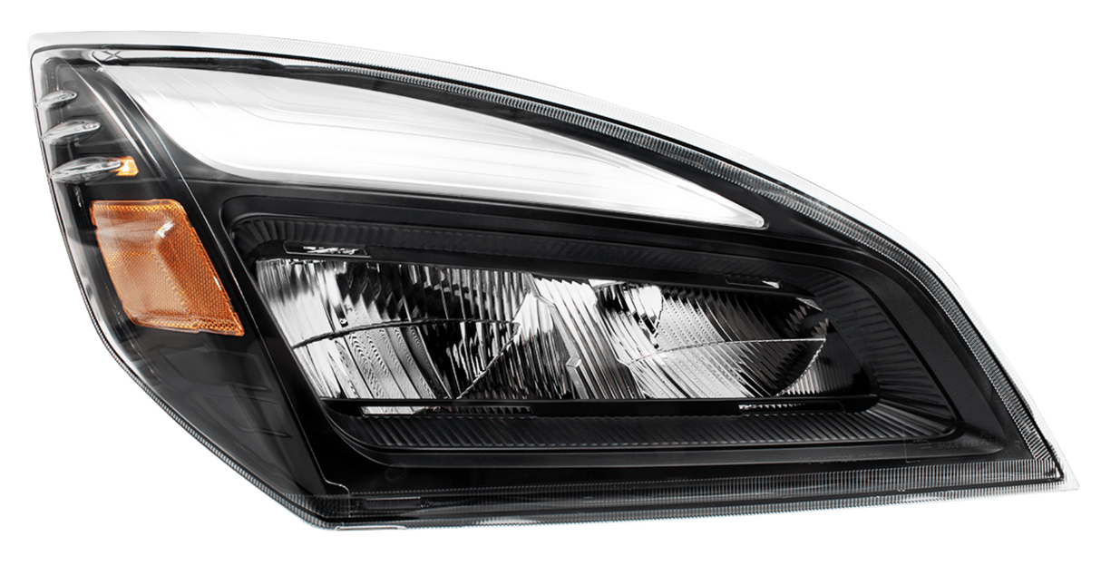 Freightliner Cascadia 2018 - 2024 - High Power Chrome LED Headlights - HD Truck Source