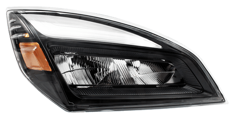 Freightliner Cascadia 2018 - 2024 - High Power Chrome LED Headlights - HD Truck Source