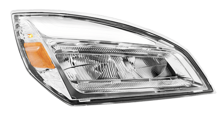 Freightliner Cascadia 2018 - 2024 - High Power Chrome LED Headlights - HD Truck Source